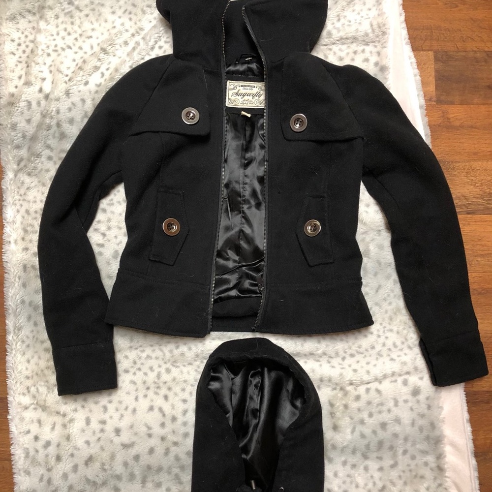 Sugar Fly jacket with detachable hood